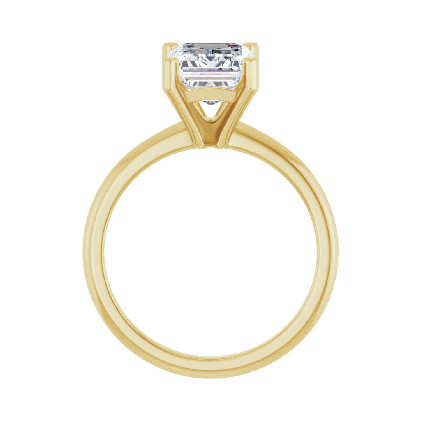 Emerald Engagement Ring | Metal Type=14K Yellow Gold | Center Stone Size=2.5 CT | Image 2