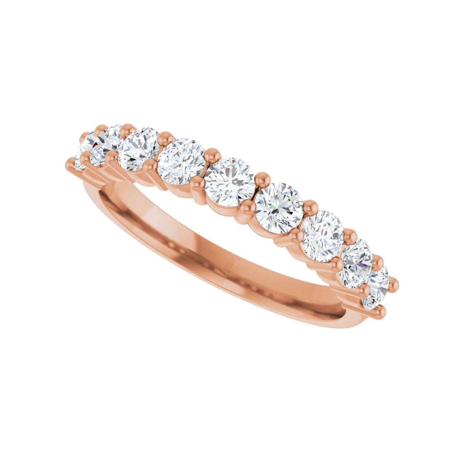Anniversary Band - Round 1MM-2.5MM | Metal Type=14K Rose Gold | Diamond Size=2.5MM | Image 4