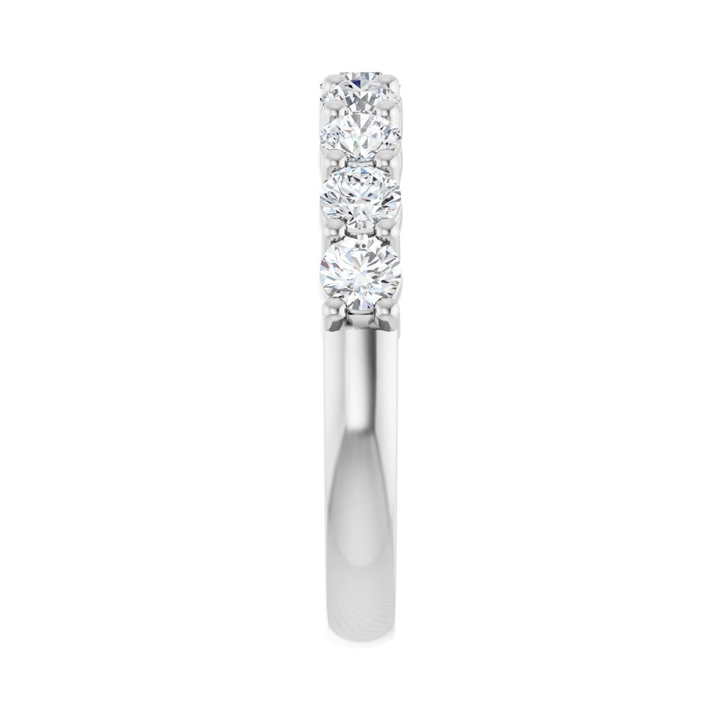 Anniversary Band - Round 3MM-4MM | Metal Type=14K White Gold | Diamond Size=3MM | Image 1