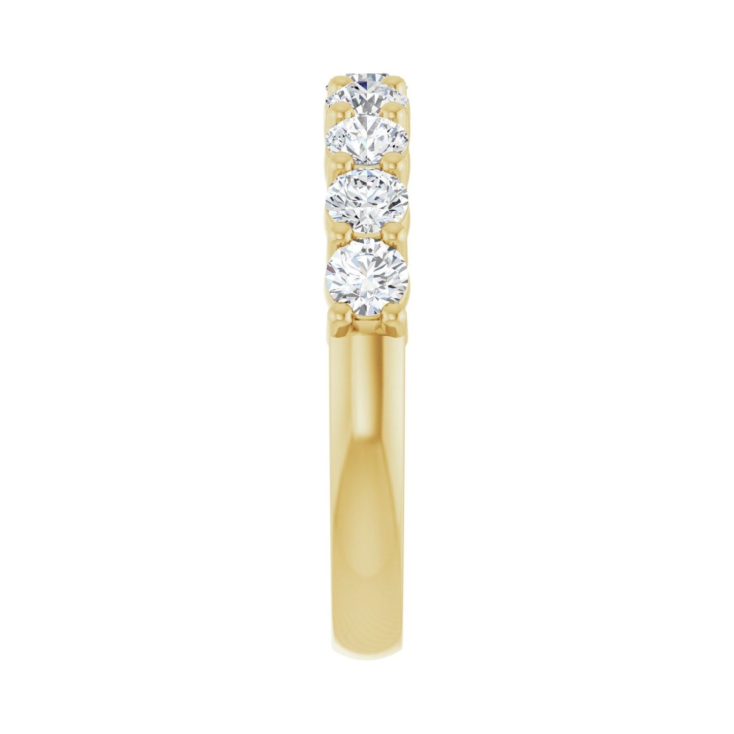 Anniversary Band - Round 3MM-4MM | Metal Type=14K Yellow Gold | Diamond Size=3MM | Image 1
