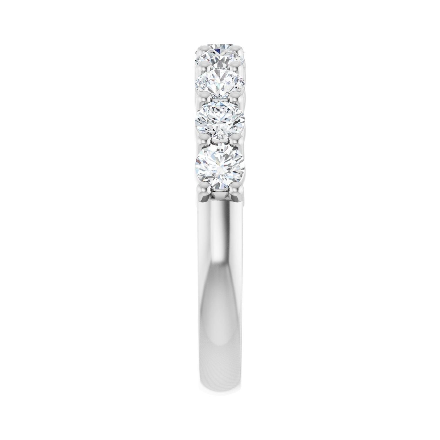 Anniversary Band - Round 1MM-2.5MM | Metal Type=14K White Gold | Diamond Size=2.5MM | Image 3