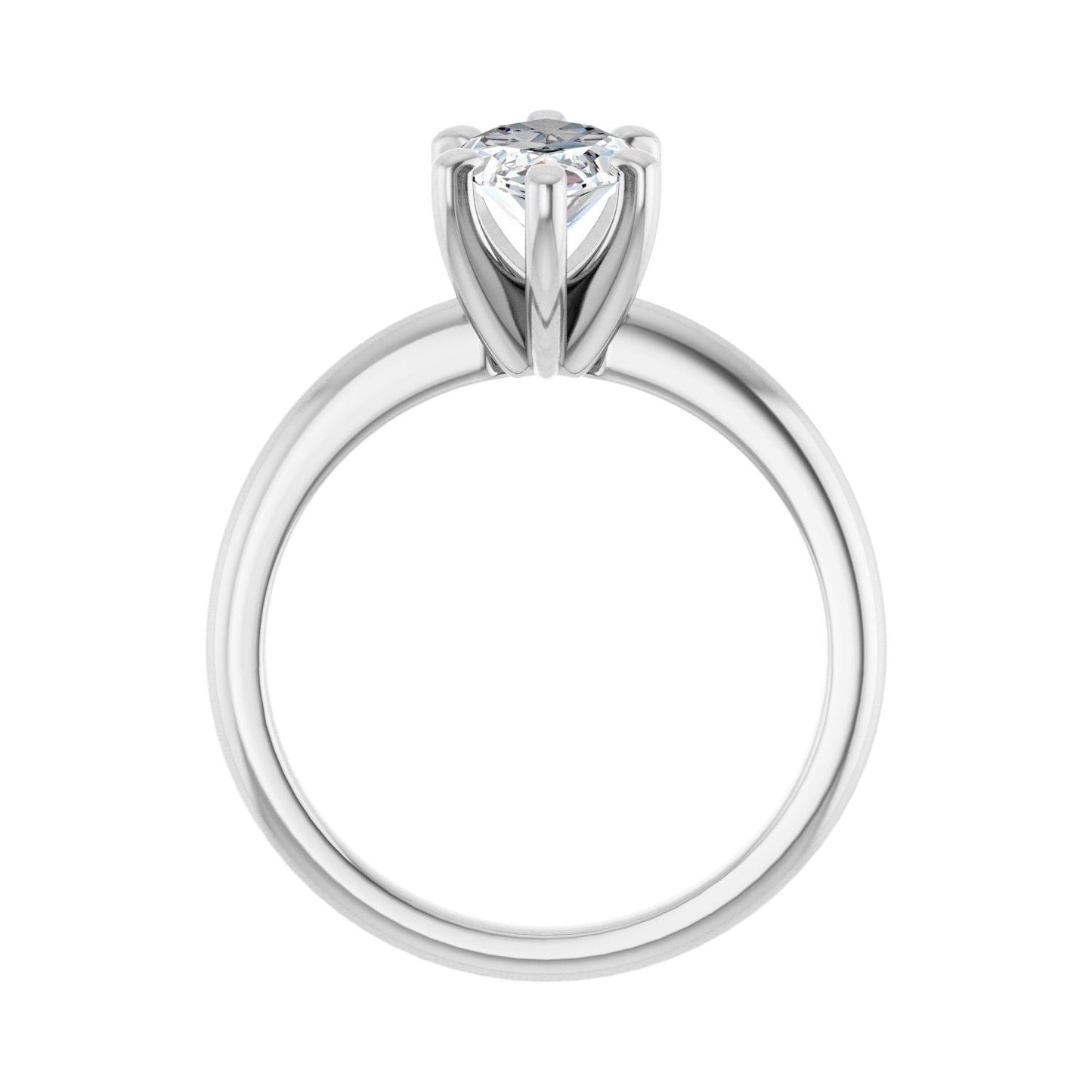 Marquise Engagement Ring | Metal Type=14K White Gold | Center Stone Size=1.5 CT | Image 2