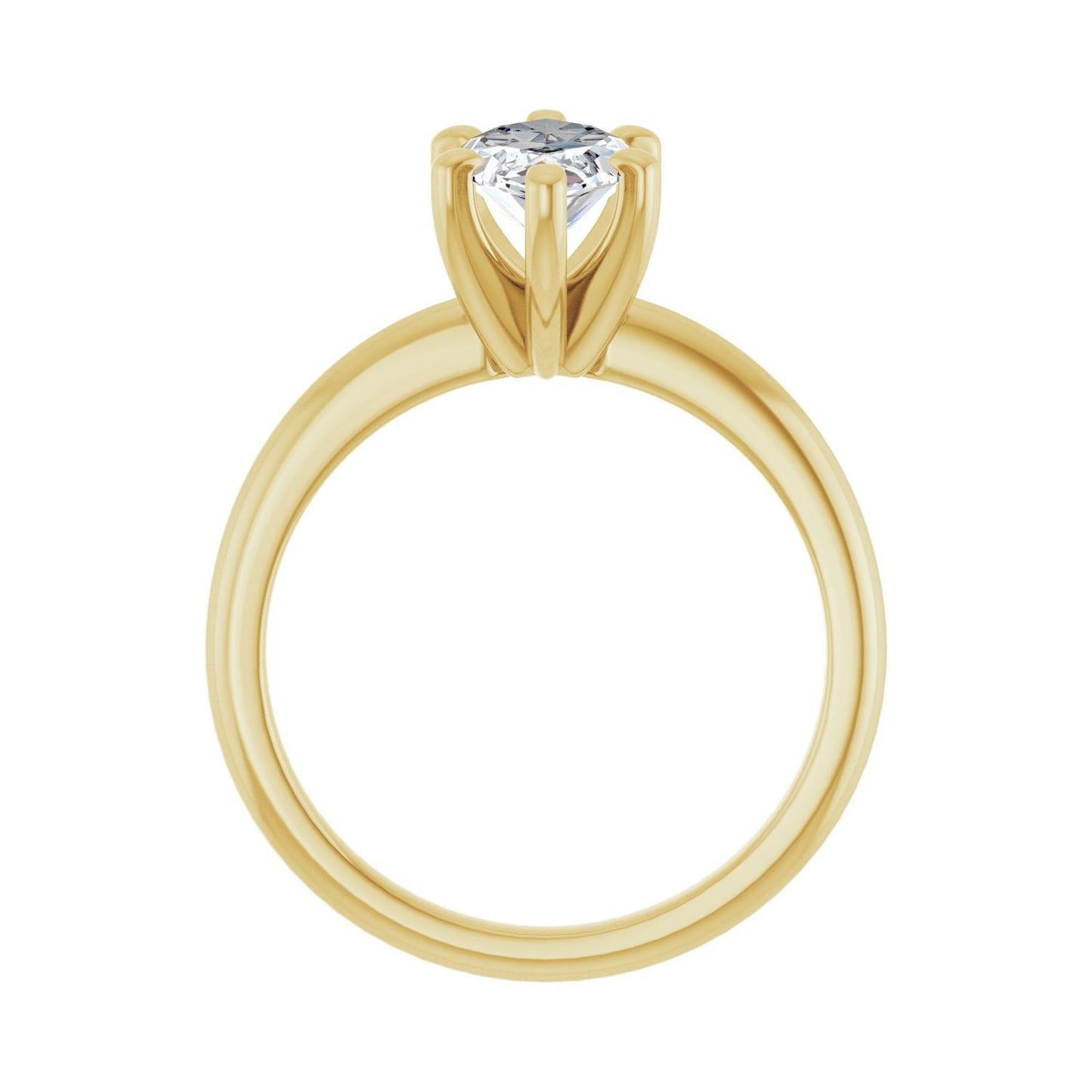 Marquise Engagement Ring | Metal Type=14K Yellow Gold | Center Stone Size=1.5 CT | Image 2