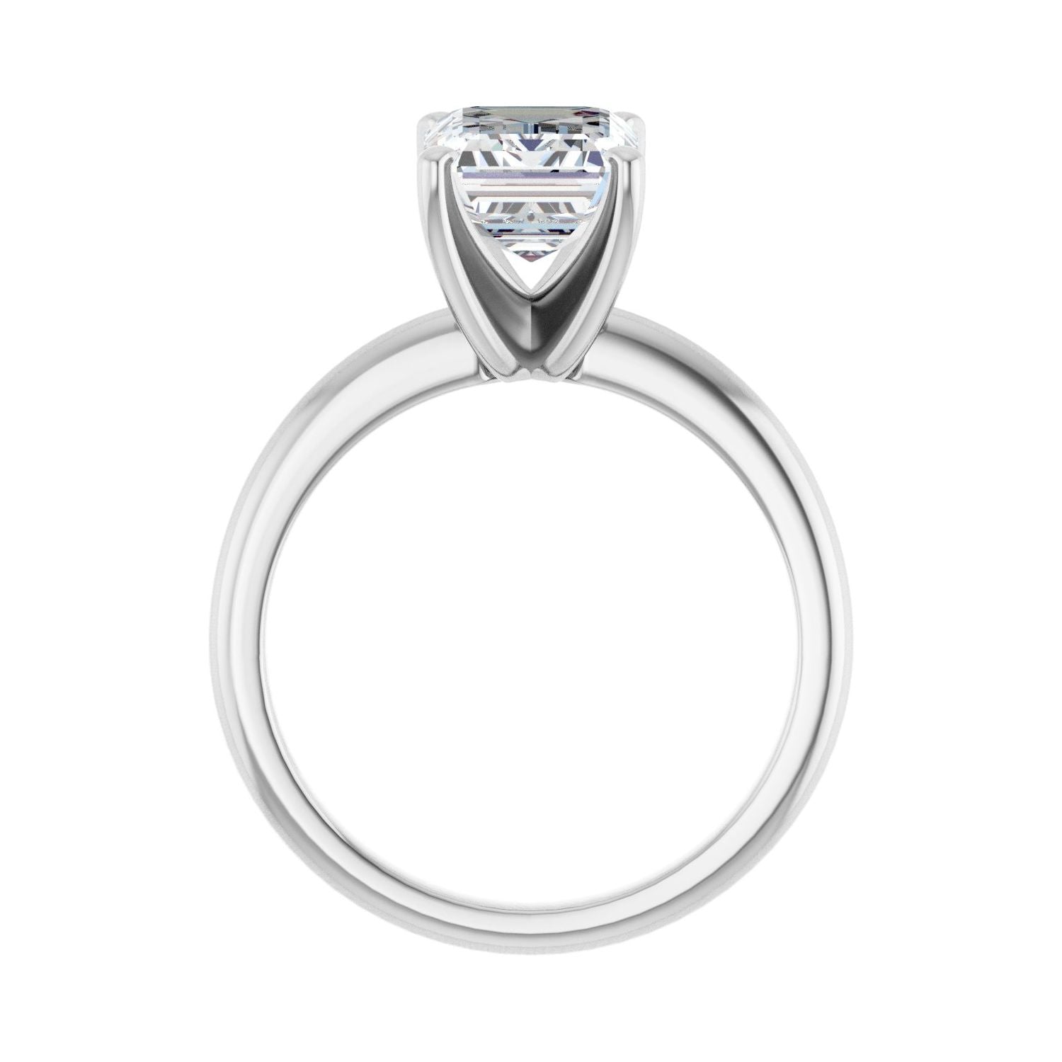 Emerald Engagement Ring | Metal Type=14K White Gold | Center Stone Size=2.5 CT | Image 2