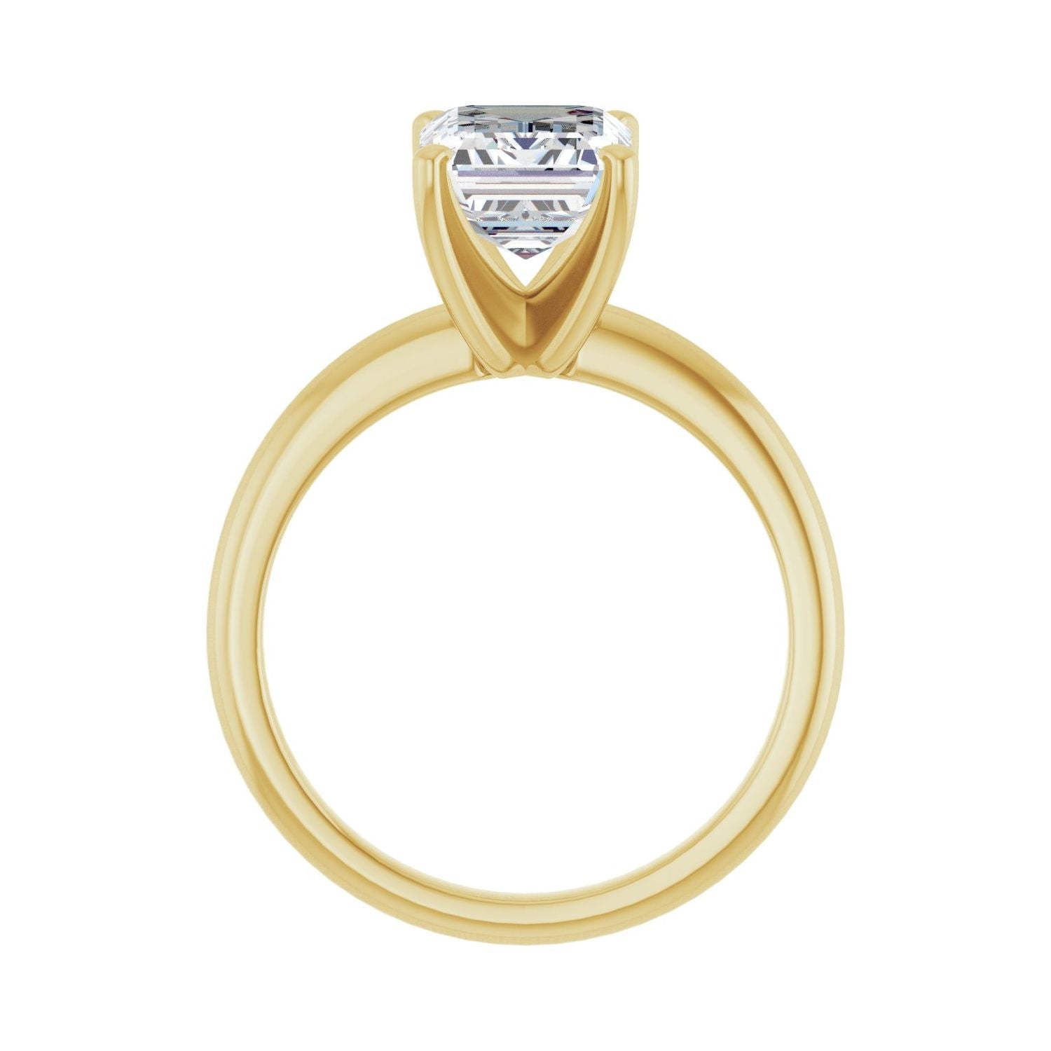 Emerald Engagement Ring | Metal Type=14K Yellow Gold | Center Stone Size=2.5 CT | Image 2