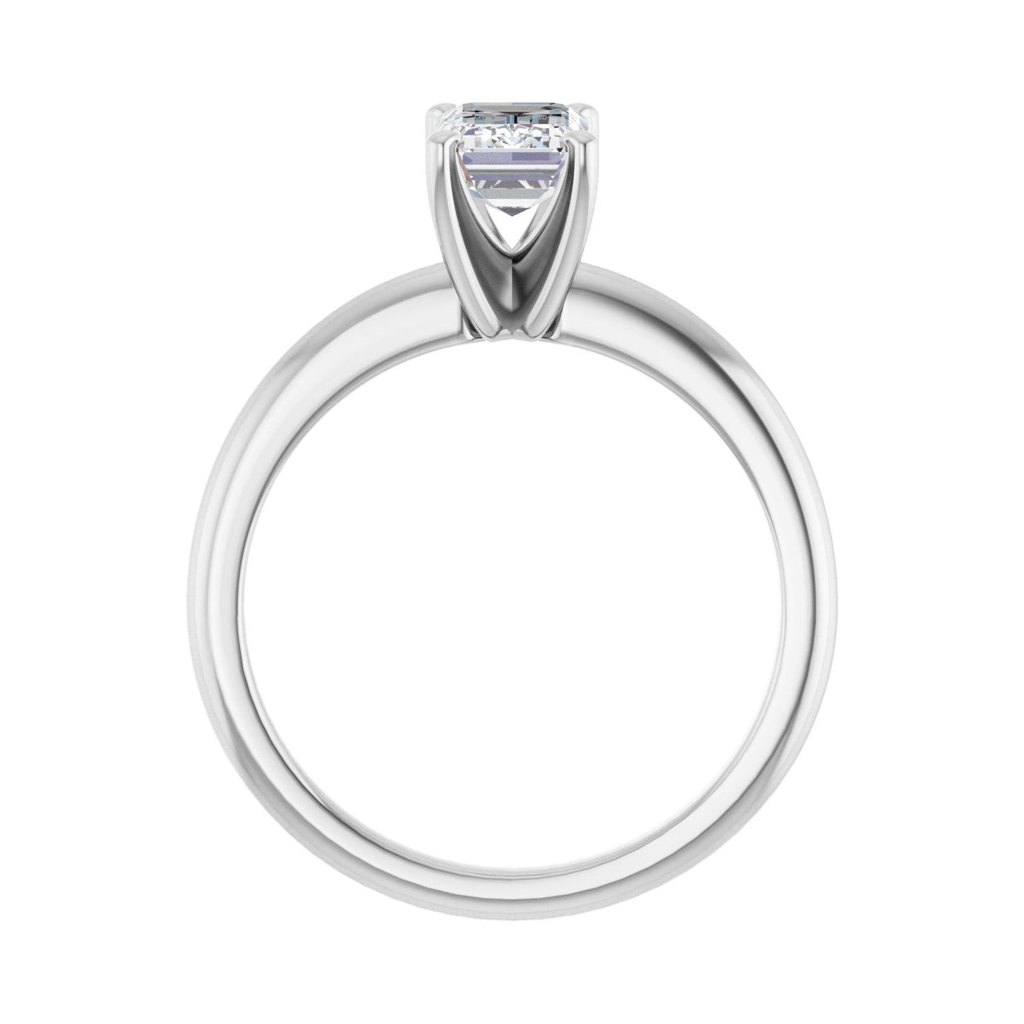 Emerald Engagement Ring | Metal Type=14K White Gold | Center Stone Size=1.5 CT | Image 2