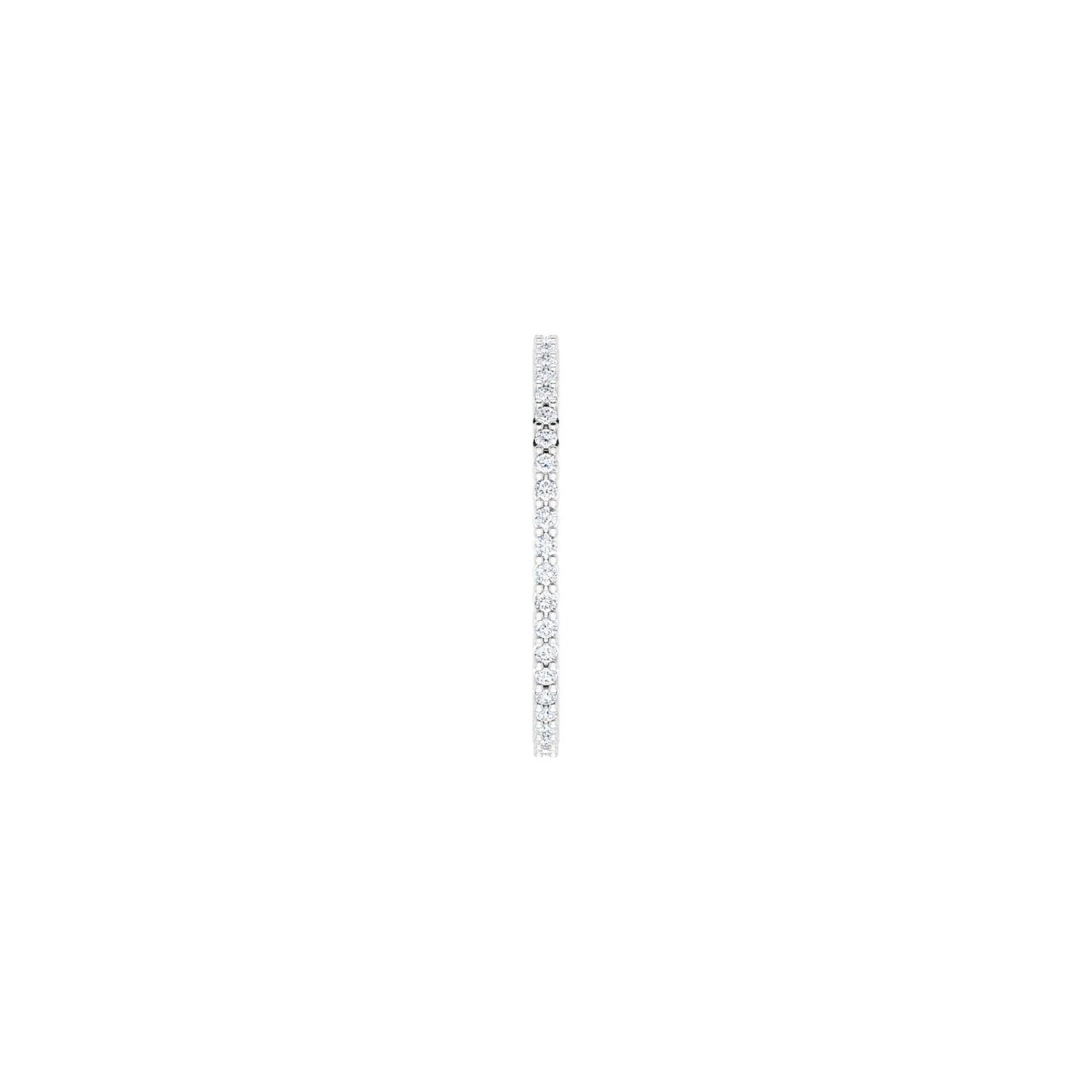 Shared-Prong Eternity Band - Round 1MM-2.5MM | Metal Type=Platinum | Diamond Size=1MM | Image 1