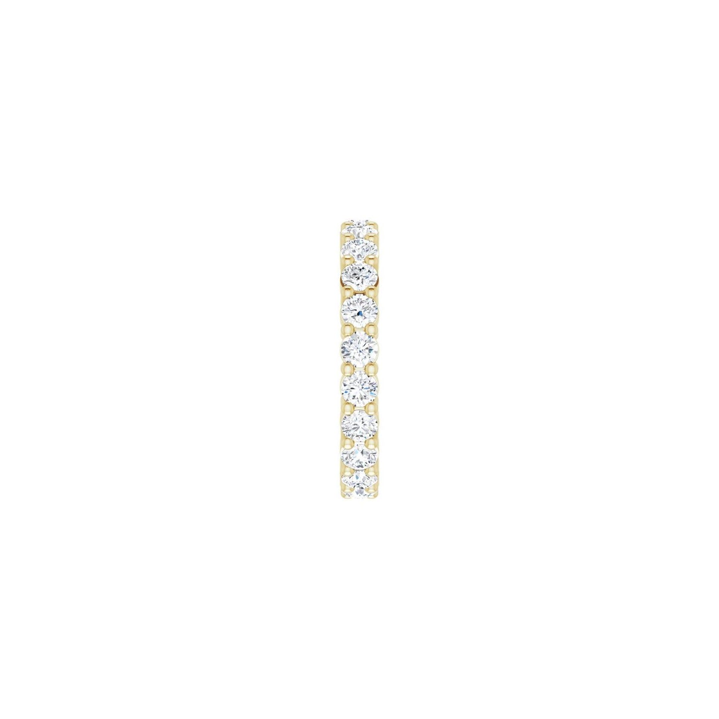 Shared-Prong Eternity Band - Round 1MM-2.5MM | Metal Type=14K Yellow Gold | Diamond Size=2.5MM | Image 1