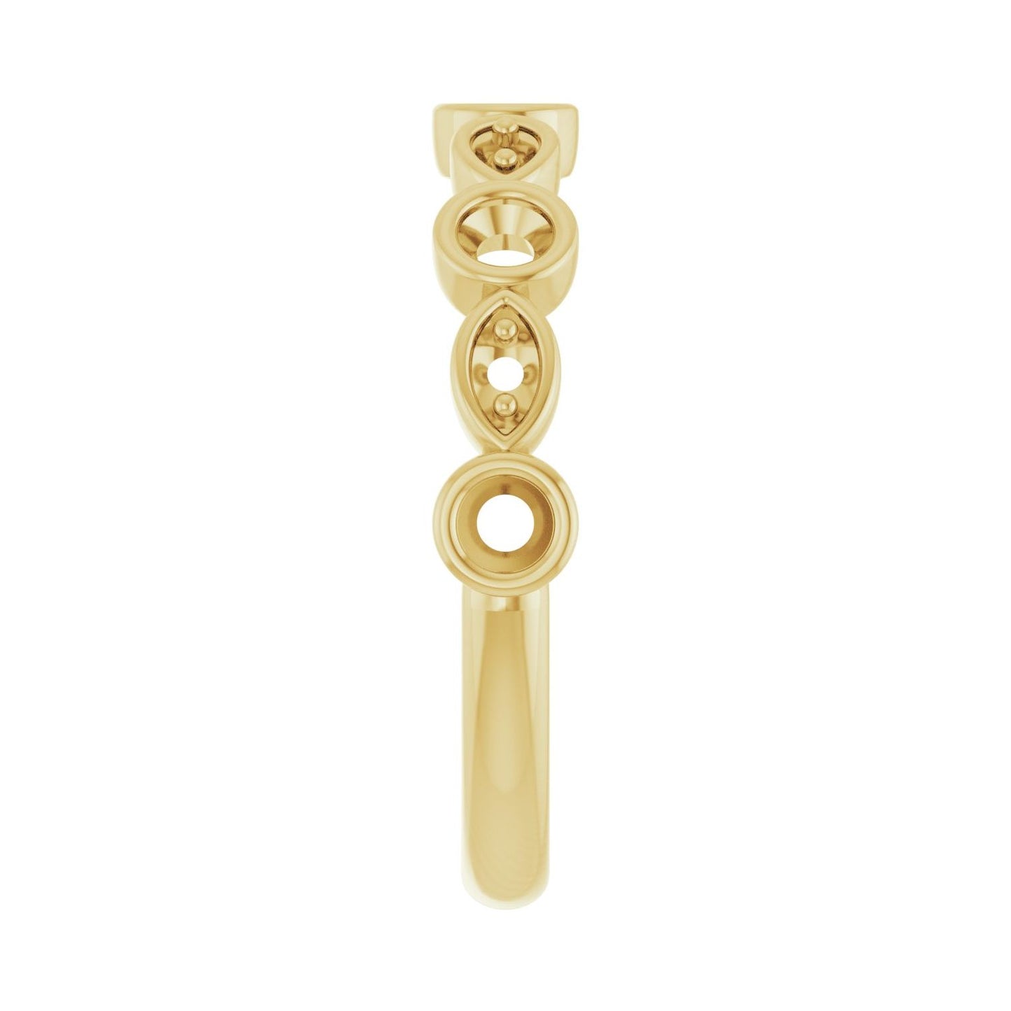 Anniversary Band - Round 1MM-2.5MM | Metal Type=14K Yellow Gold | Diamond Size=2.5MM | Image 1