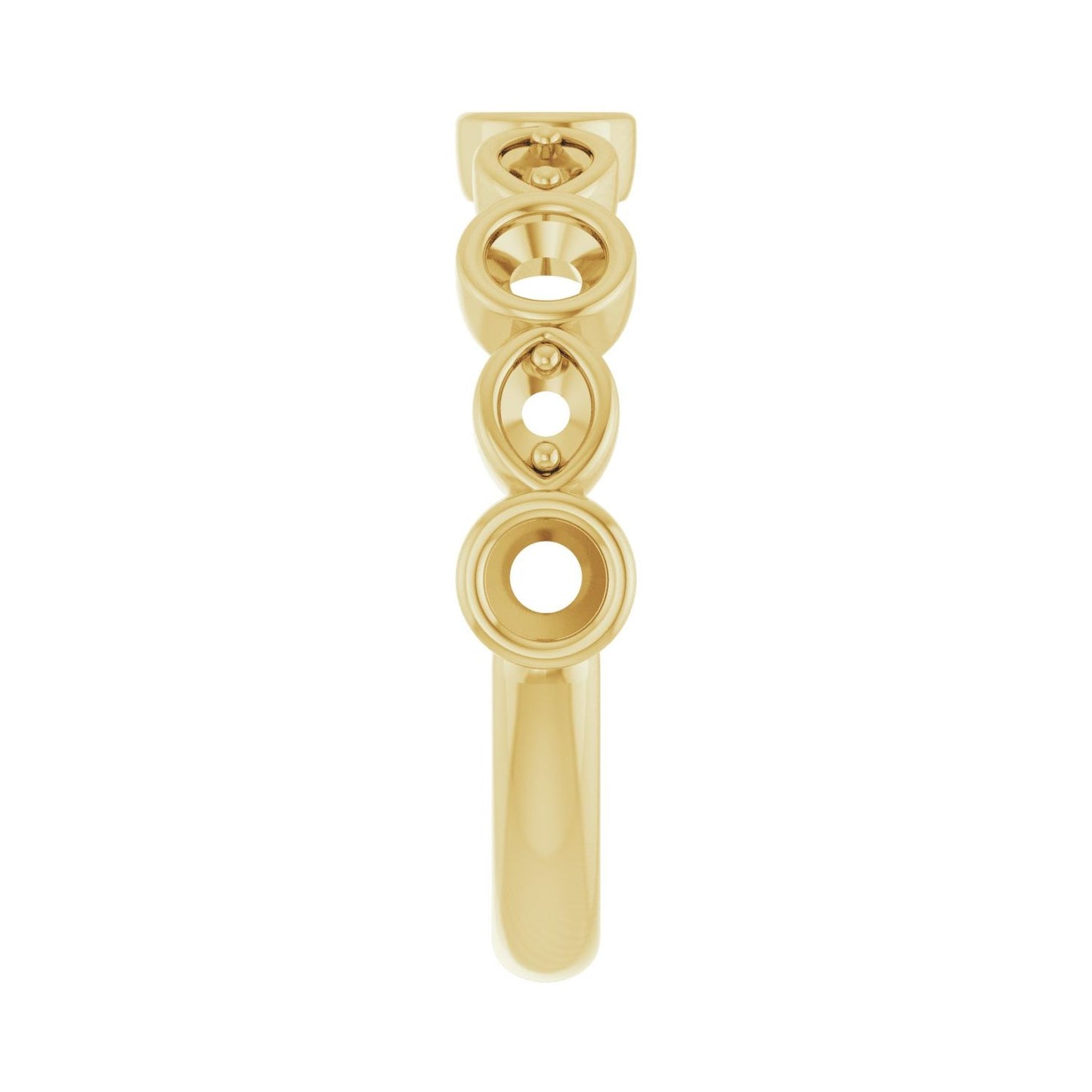Anniversary Band - Round 3MM-4MM | Metal Type=14K Yellow Gold | Diamond Size=3MM | Image 1