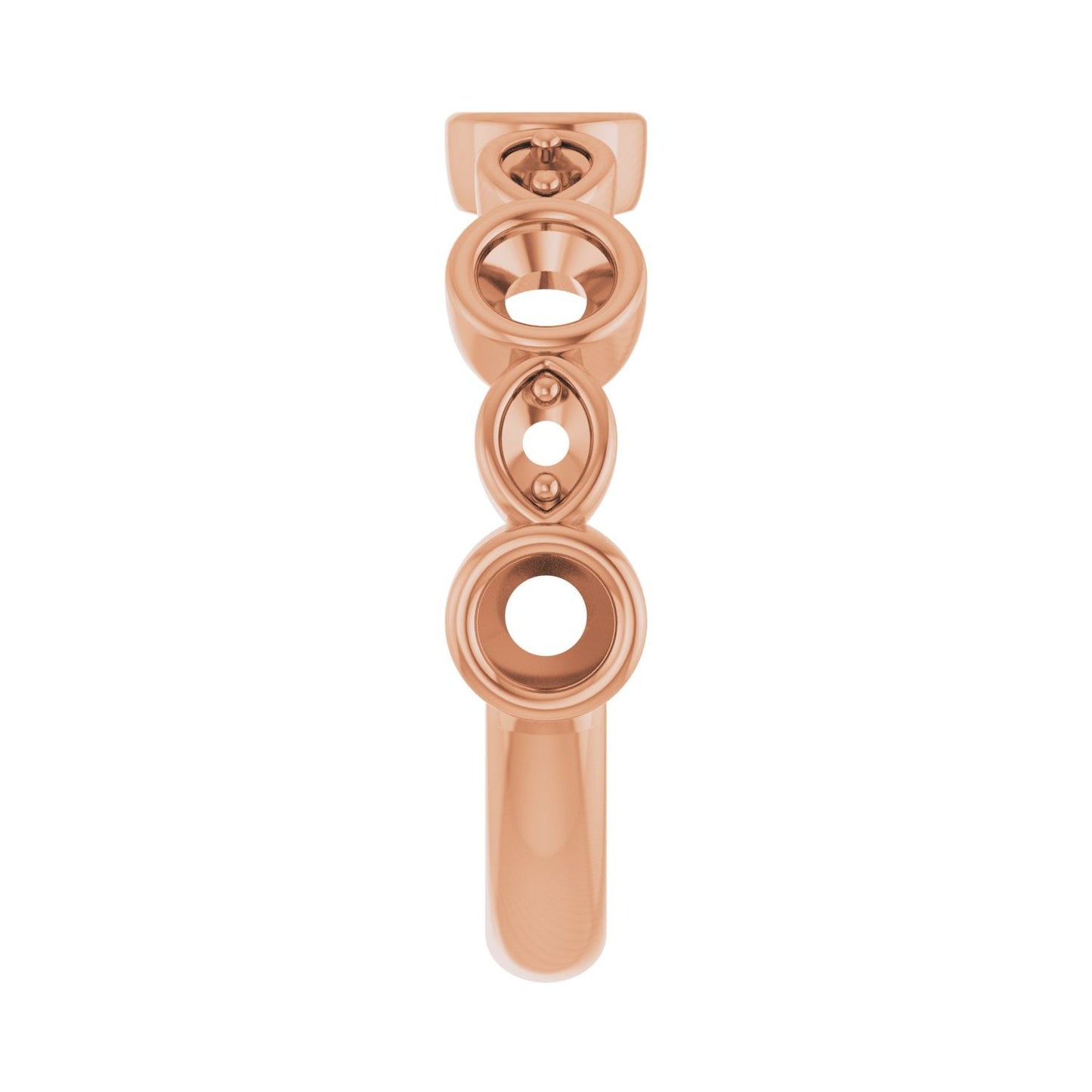 Anniversary Band - Round 3MM-4MM | Metal Type=14K Rose Gold | Diamond Size=3.5MM | Image 1