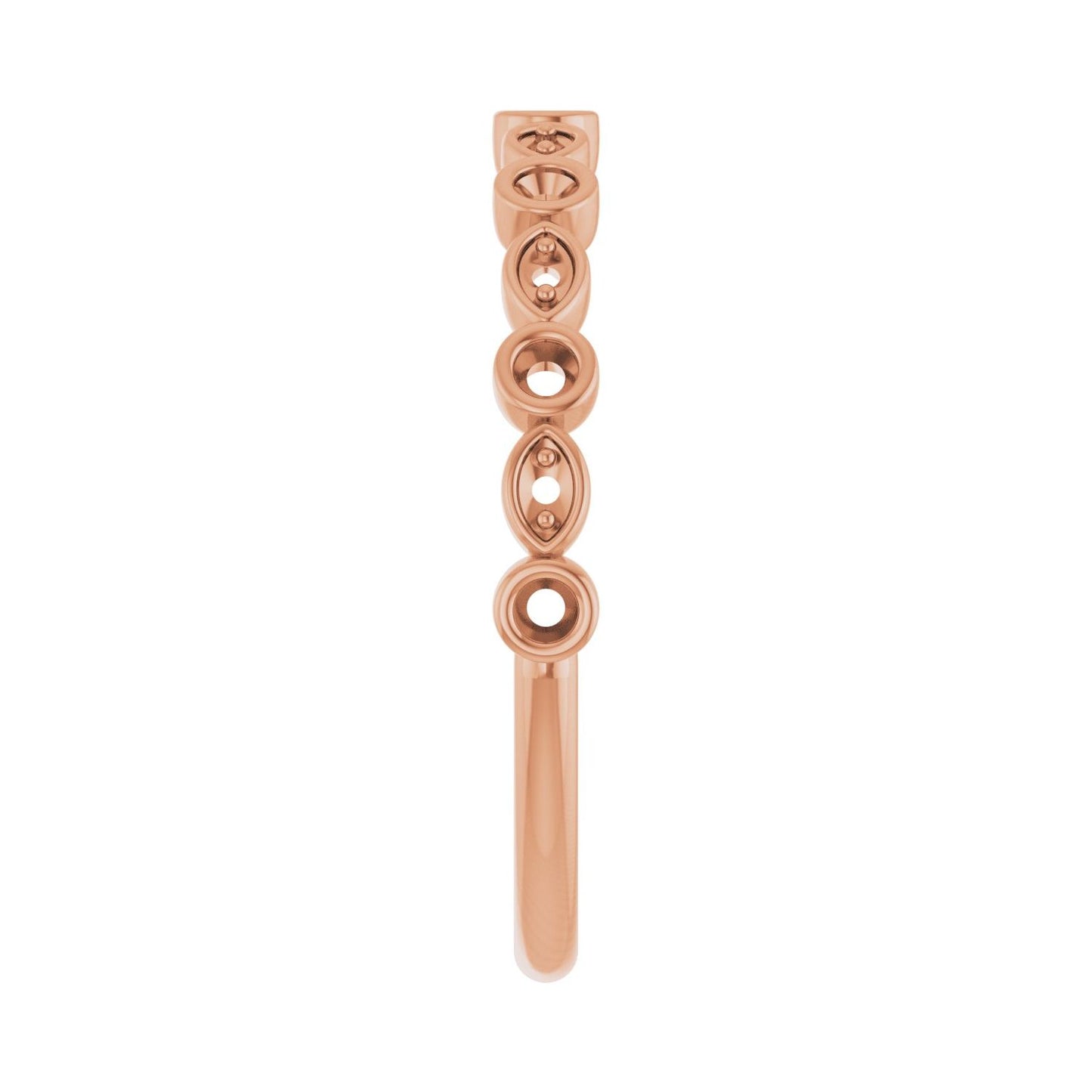 Anniversary Band - Round 1MM-2.5MM | Metal Type=14K Rose Gold | Diamond Size=1.5MM | Image 1