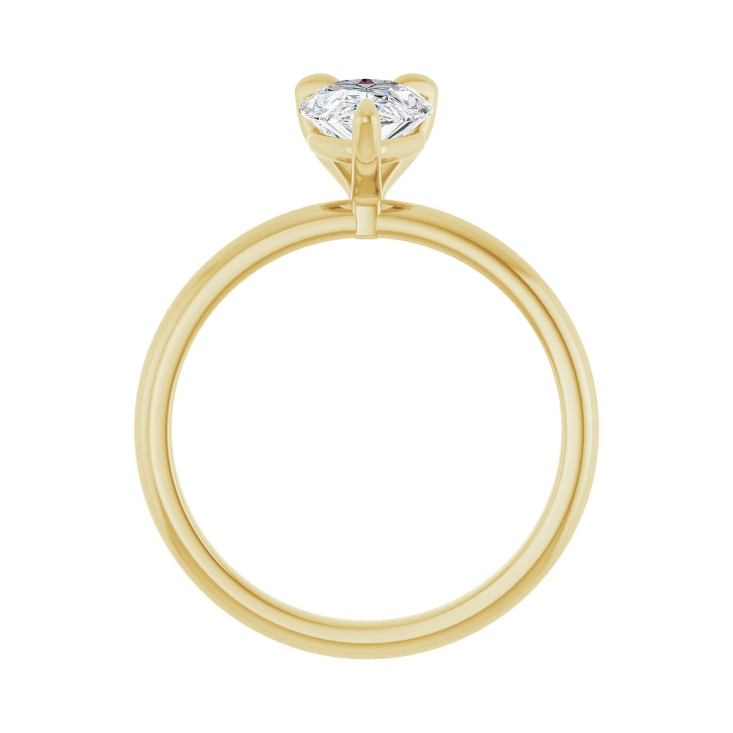 Pear Solitaire Engagement Ring | Metal Type=14K Yellow Gold | Center Stone Size=1.5 CT | Image 2
