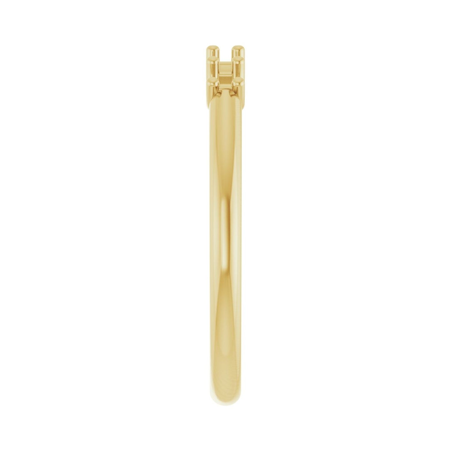 U-Prong Five-Stone Anniversary Band - Round 1MM-2.5MM | Metal Type=14K Yellow Gold | Diamond Size=2.5MM | Image 1