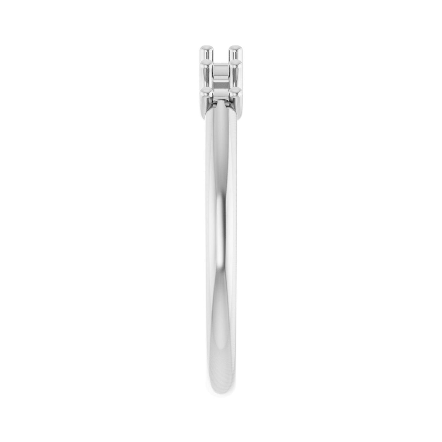 U-Prong Five-Stone Anniversary Band - Round 3MM-4MM | Metal Type=14K White Gold | Diamond Size=3MM | Image 1