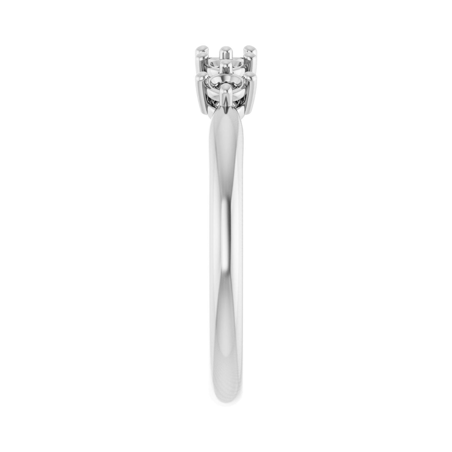 Five-Stone Anniversary Band - Round 1MM-2.5MM | Metal Type=14K White Gold | Diamond Size=2.5MM | Image 1