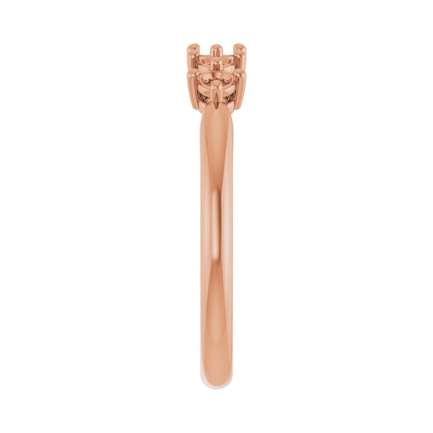 Five-Stone Anniversary Band - Round 1MM-2.5MM | Metal Type=14K Rose Gold | Diamond Size=2.5MM | Image 1
