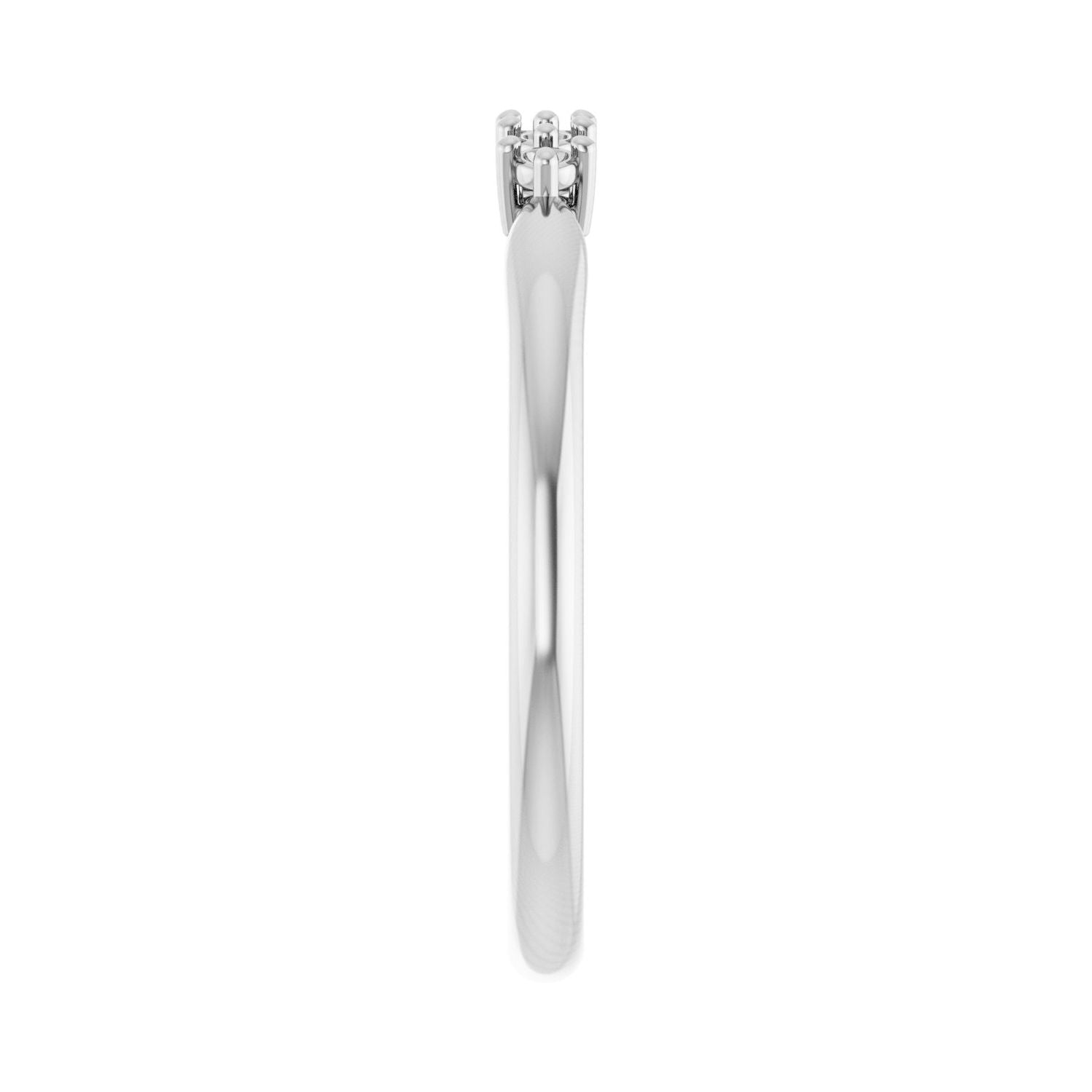Five-Stone Anniversary Band - Round 1MM-2.5MM | Metal Type=14K White Gold | Diamond Size=1.5MM | Image 1