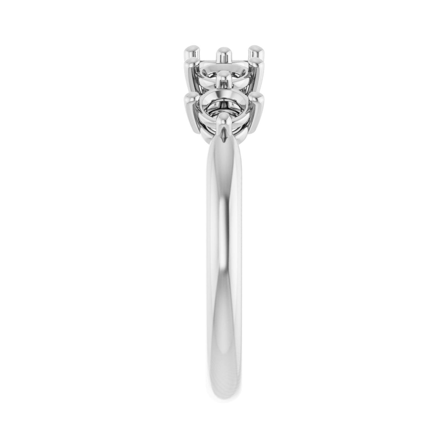 Five-Stone Anniversary Band - Round 3MM-4MM | Metal Type=14K White Gold | Diamond Size=3.5MM | Image 1