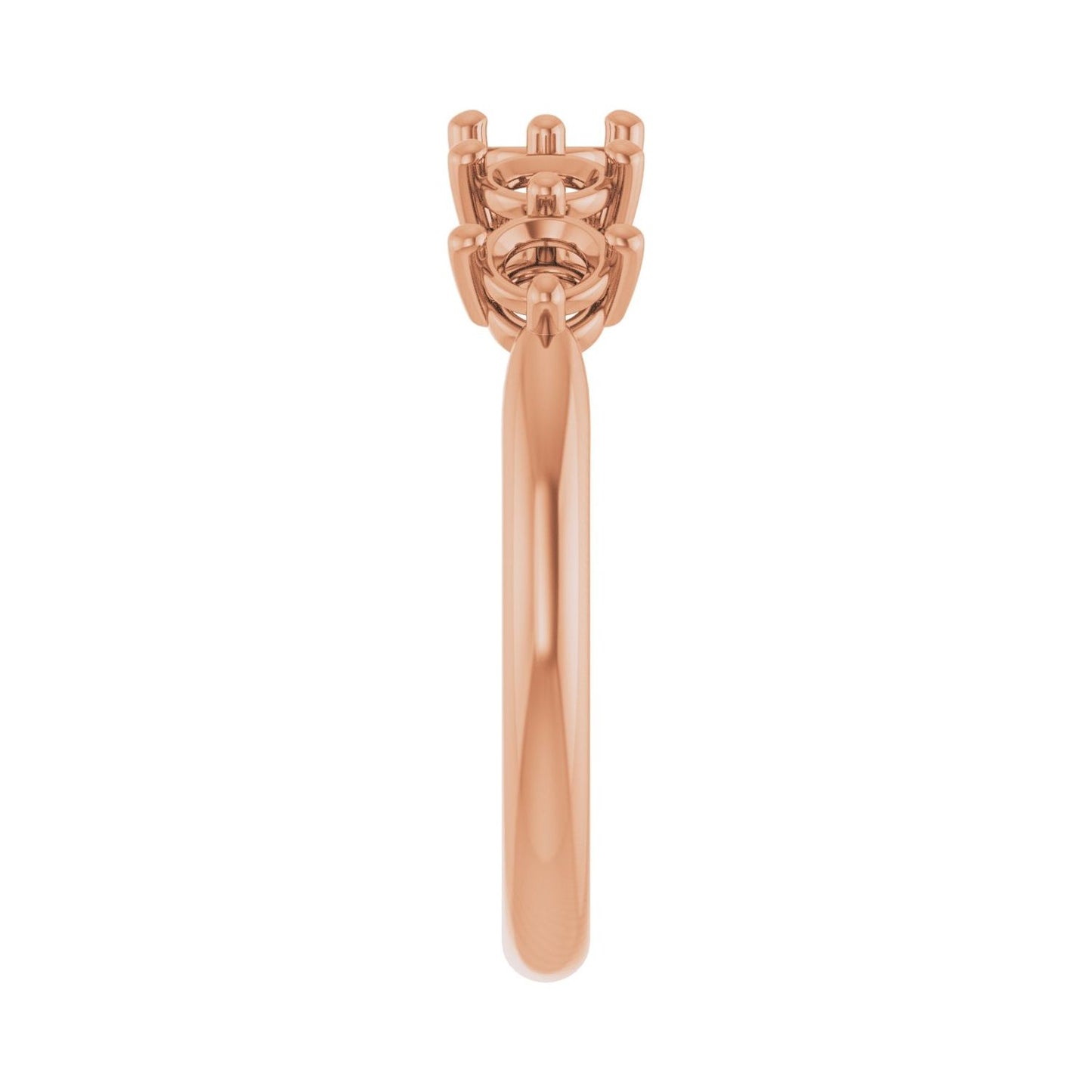 Five-Stone Anniversary Band - Round 3MM-4MM | Metal Type=14K Rose Gold | Diamond Size=3.5MM | Image 1