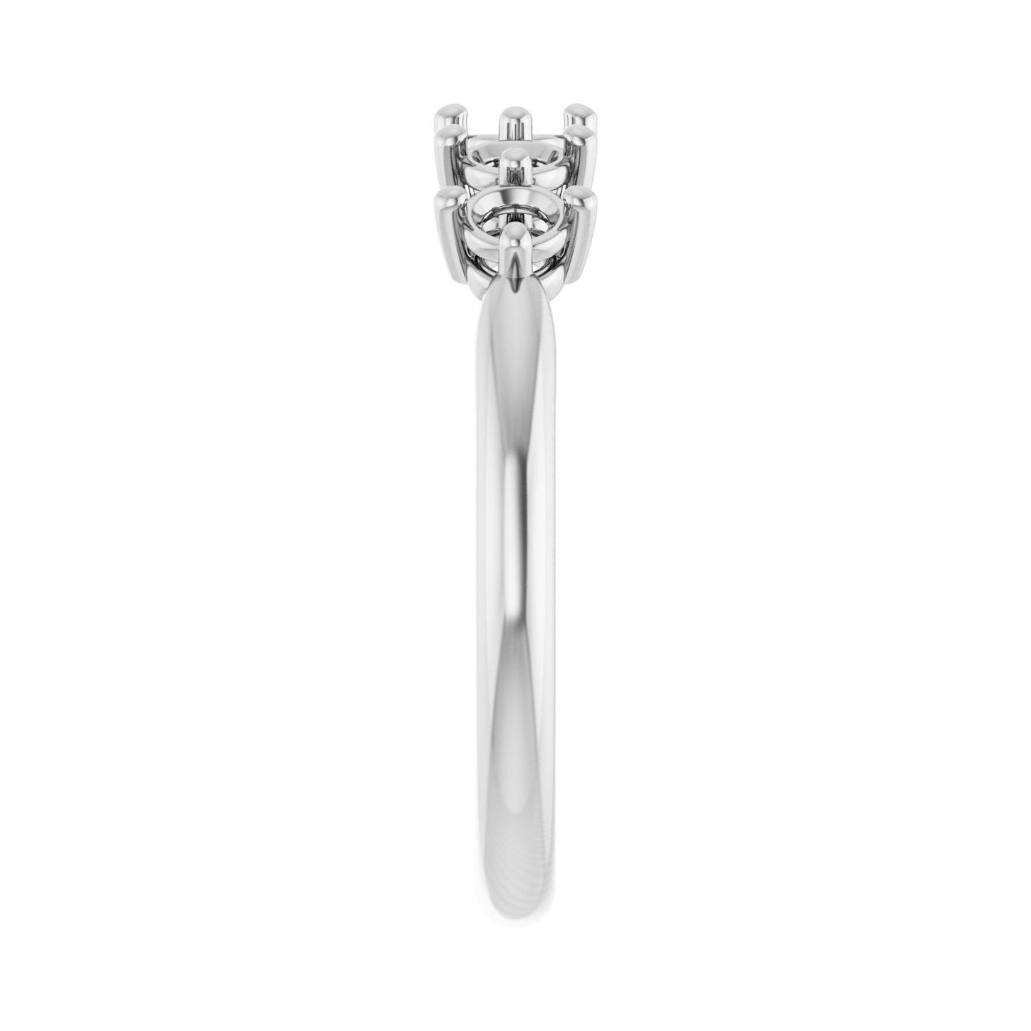 Five-Stone Anniversary Band - Round 3MM-4MM | Metal Type=14K White Gold | Diamond Size=3MM | Image 1