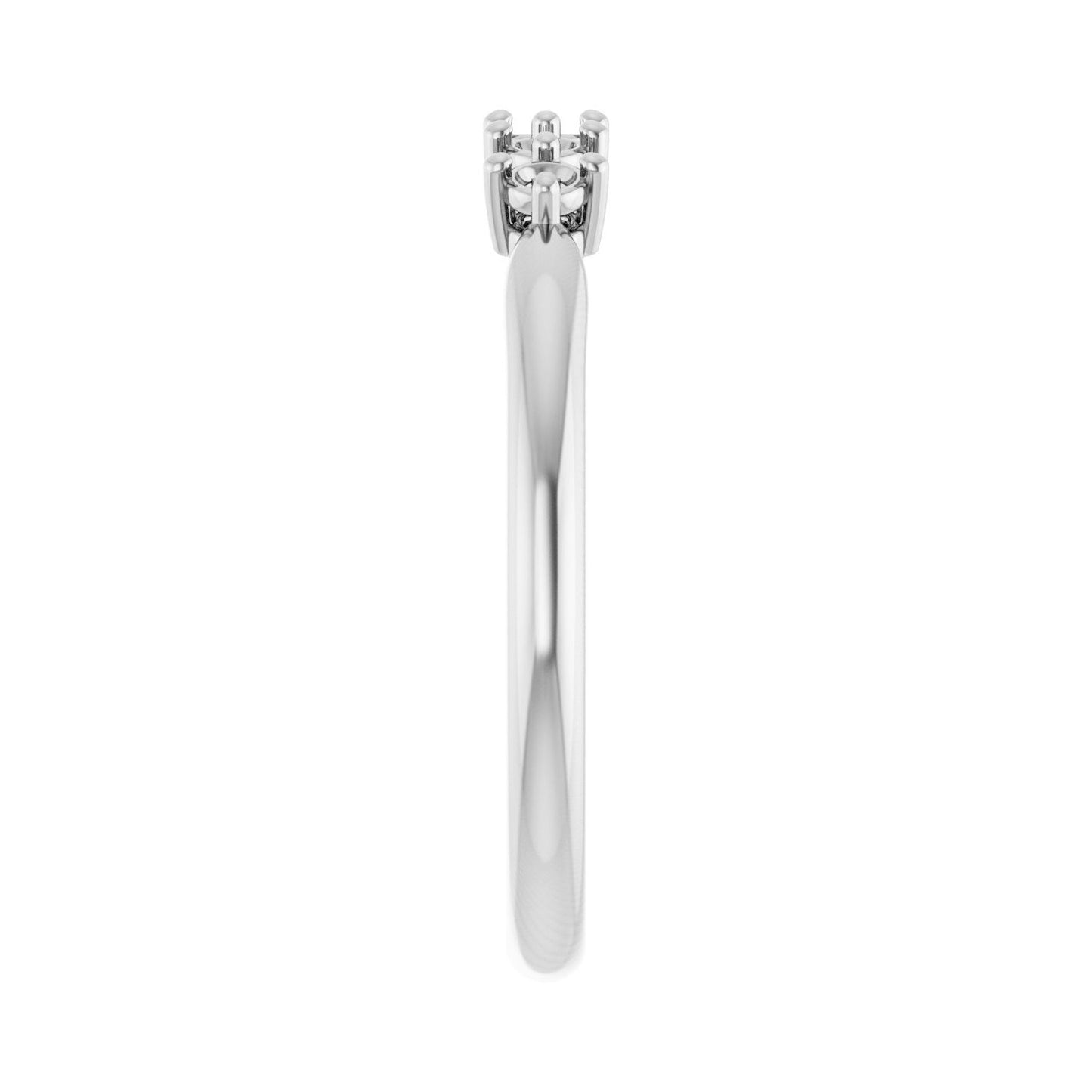 Five-Stone Anniversary Band - Round 1MM-2.5MM | Metal Type=14K White Gold | Diamond Size=2MM | Image 1