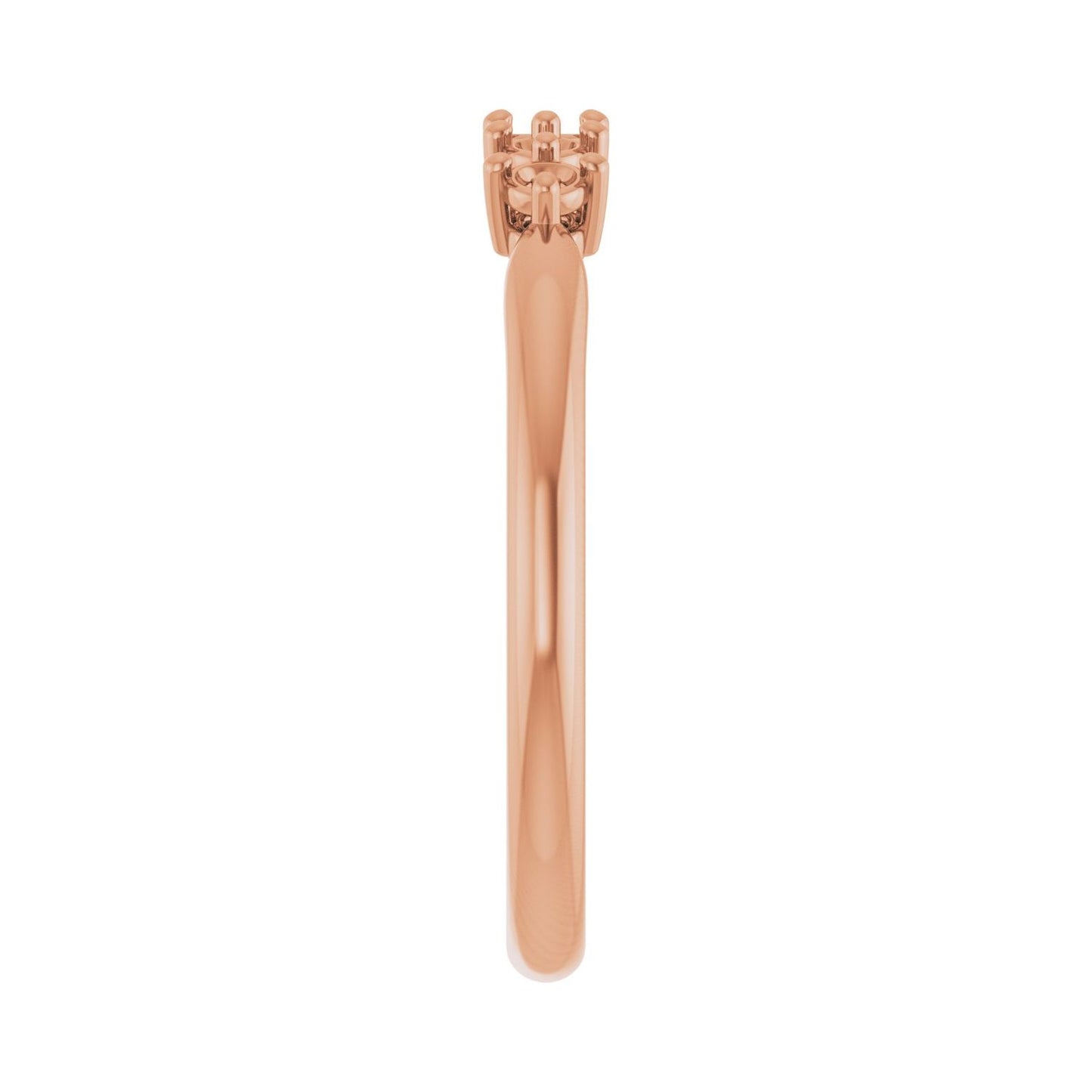 Five-Stone Anniversary Band - Round 1MM-2.5MM | Metal Type=14K Rose Gold | Diamond Size=2MM | Image 1