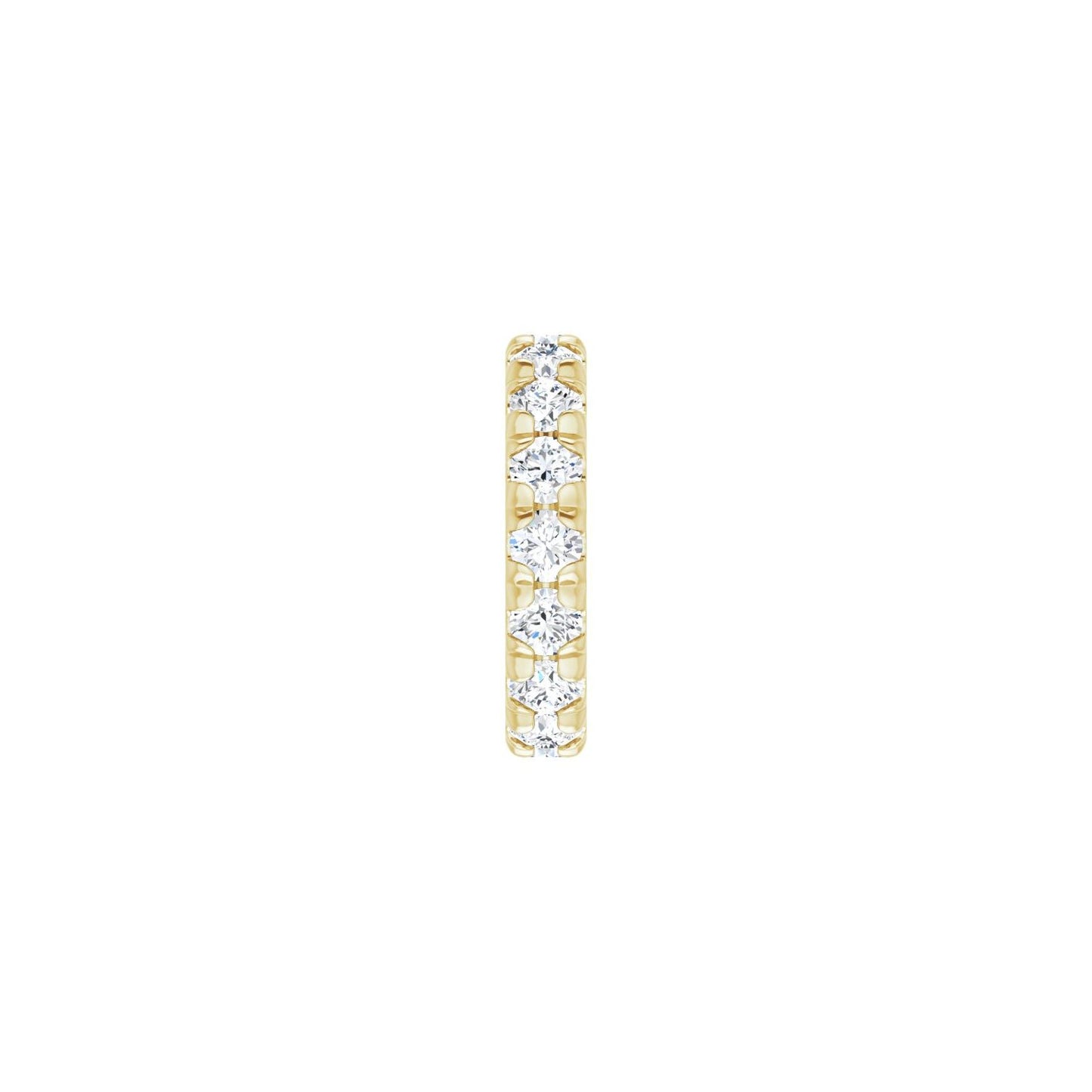 French-Set Eternity Band - Round 3MM-4MM | Metal Type=14K Yellow Gold | Diamond Size=3.5MM | Image 1